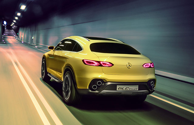 The Mercedes-Benz Concept GLC Coupe debuts in Auto Shanghai 2015