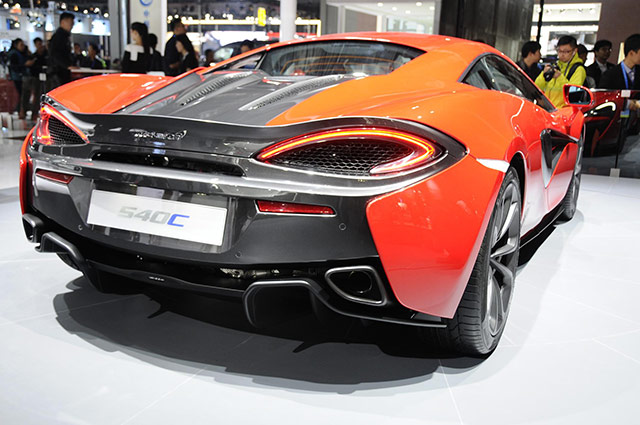 The McLaren 540C makes world debut in Auto Shanghai 2015