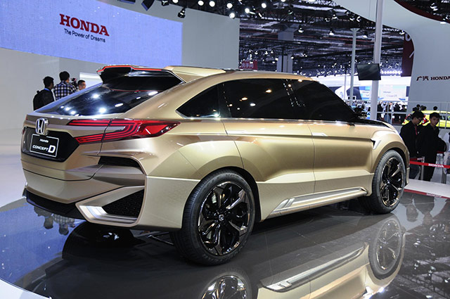 The Honda Concept D debuts at the 2015 Shanghai Motor Show