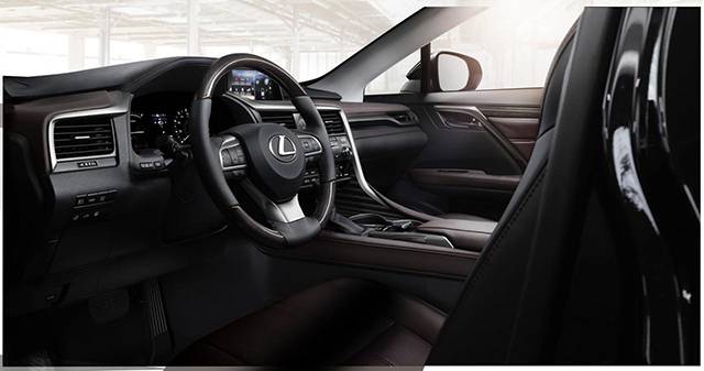 The interior of the all-new Lexus RX