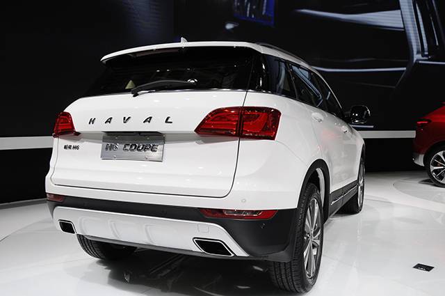 The Haval H6 Coupe's rear