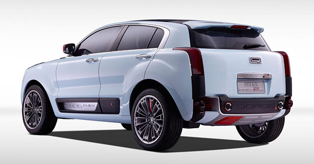 The Qoros 2 SUV PHEV concept debuts at the 2015 Auto Shanghai