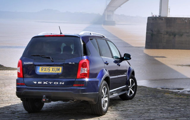 Rear of the SsangYong Rexton W ELX variant