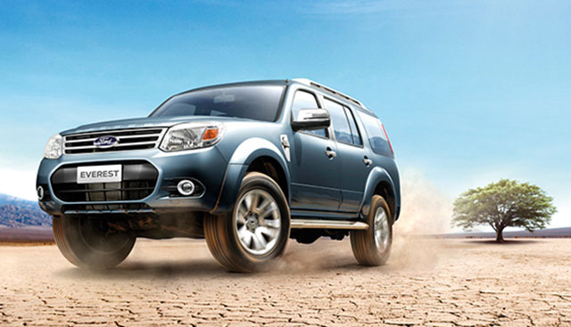 The outgoing Ford Everest