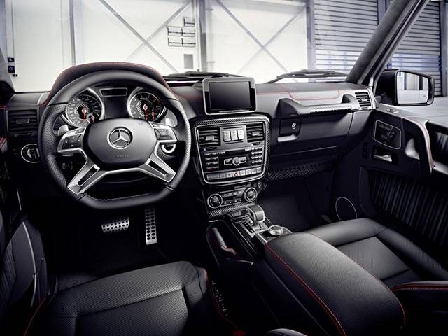 The interior of the G-Class