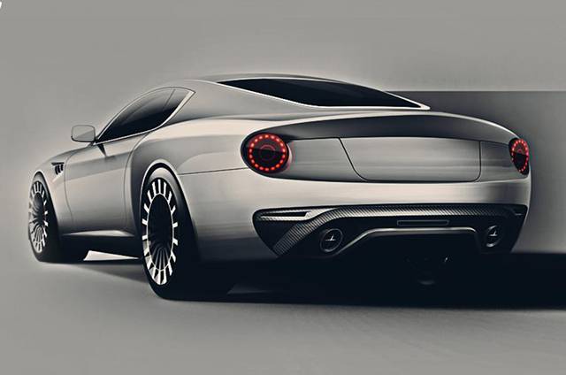 The rear end of the Kahn Vengeance