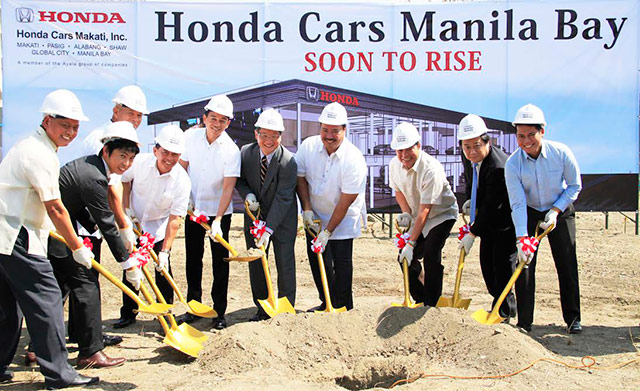 Honda PH holds groundbreaking of Manila Bay dealership