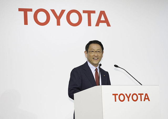 Toyota President Akio Toyoda