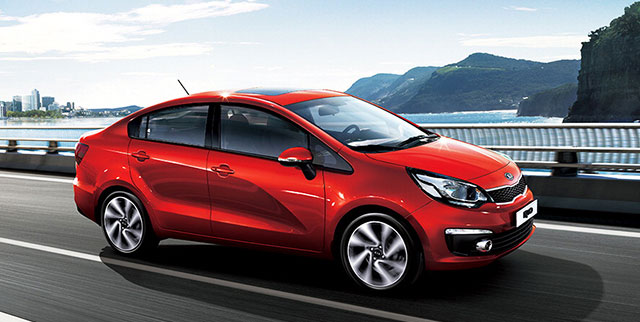 The Kia Rio Sedan