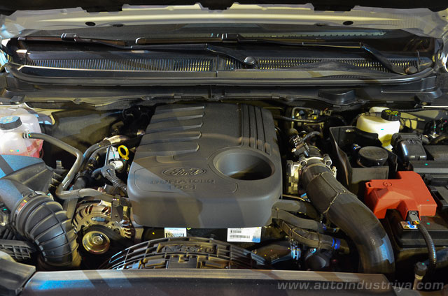 The engine of the 2015 Ford Everest