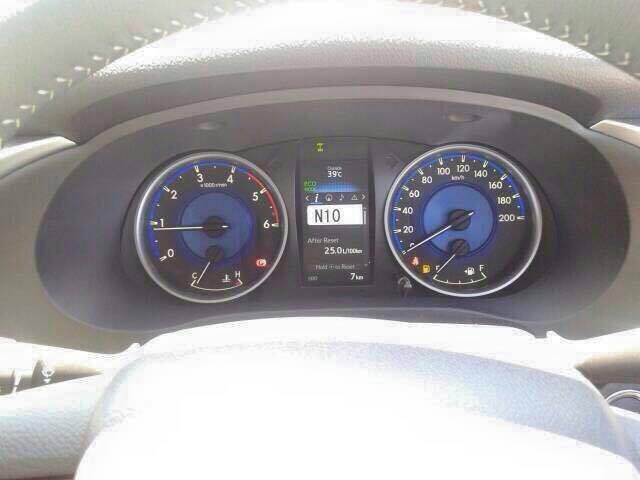 The illuminated gauge cluster with multi-information display