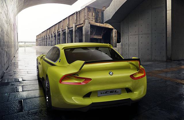 The rear end of the BMW 3.0 CSL Hommage