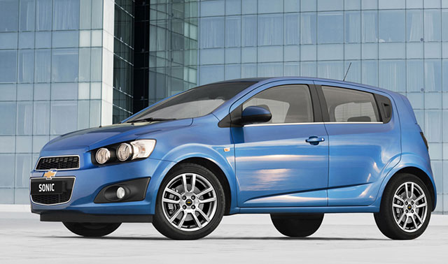 The current Chevrolet Sonic hatchback