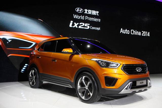 The Hyundai ix25 concept SUV