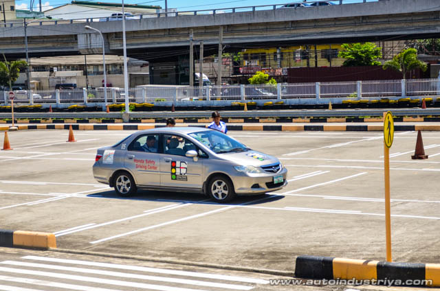 Checking the car before heading out