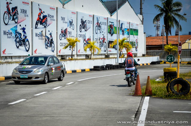 HSDC driving session along with motorcycle riders