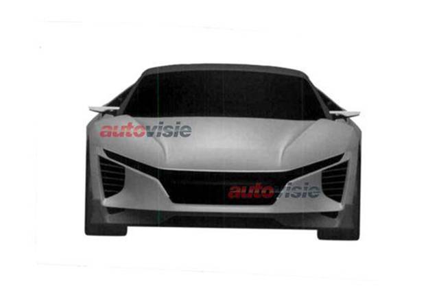 The front end of the Acura patent image