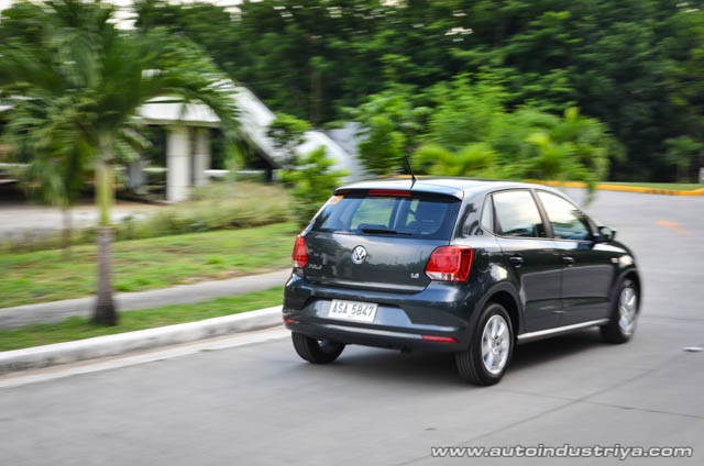 Rear of the 2015 Volkswagen Polo Hatchback