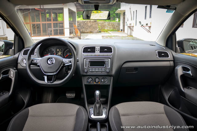 Interior of the 2015 Volkswagen Polo Hatchback