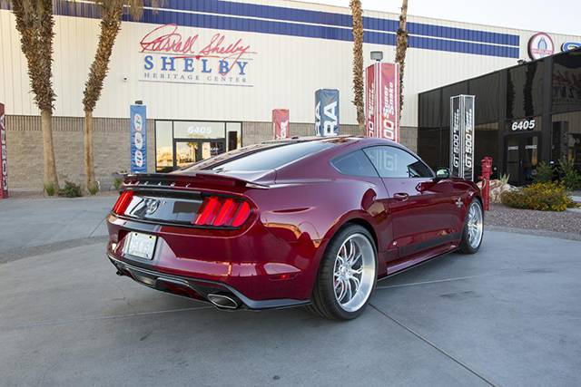 The 2015 Shelby Super Snake rear and side