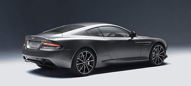 Rear of the Aston Martin DB9 GT