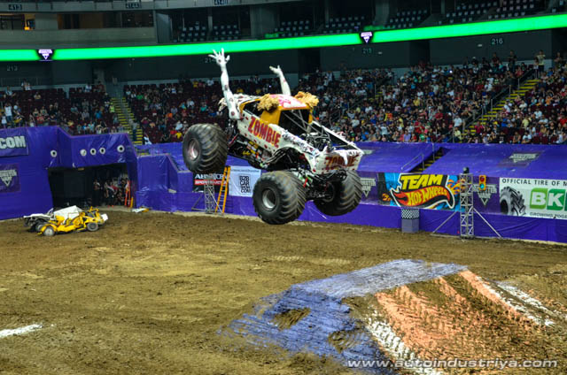 The Zombie getting some big air