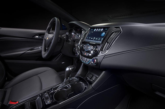 Interior of the 2016 Chevrolet Cruze