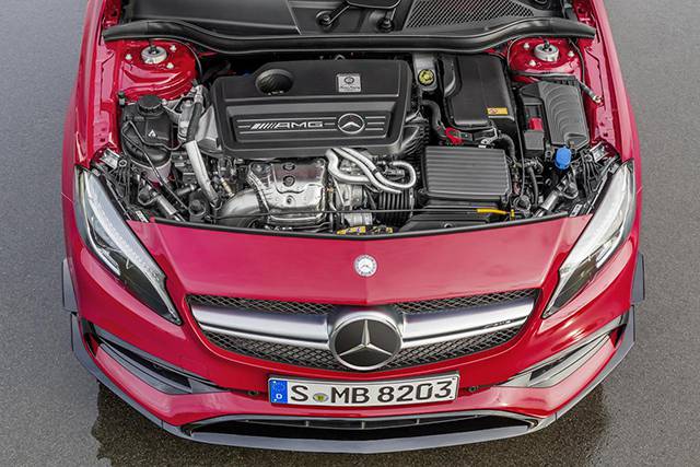 The engine of the AMG45