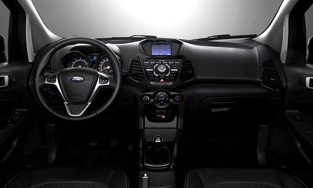 The cabin of the refreshed Ford EcoSport