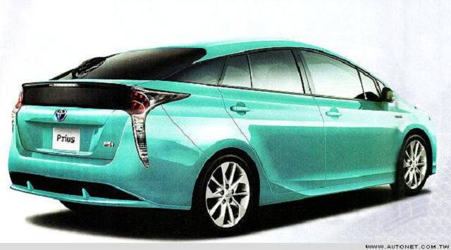 The rear design of the 2016 Toyota Prius