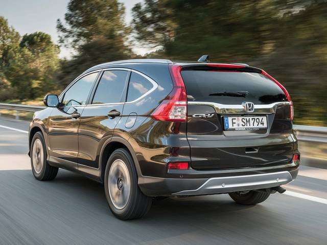 The rear of the current-generation CR-V