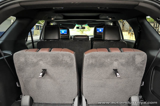 Explorer Sport rear inside
