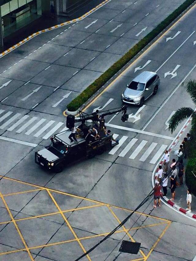 The 2016 Montero Sport doing runs in Thailand