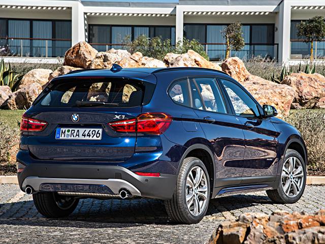 The BMW X1 rear