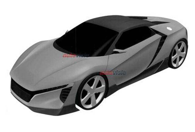Honda baby NSX render