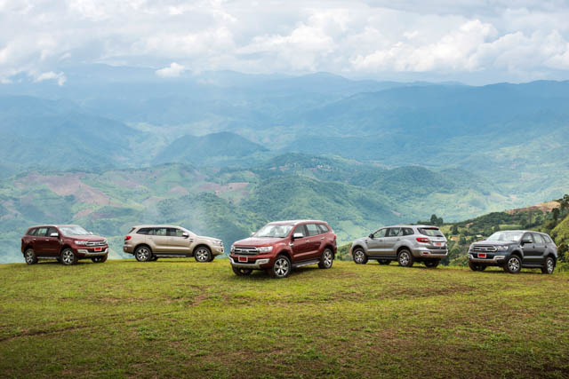 Ford Everest moving mountains