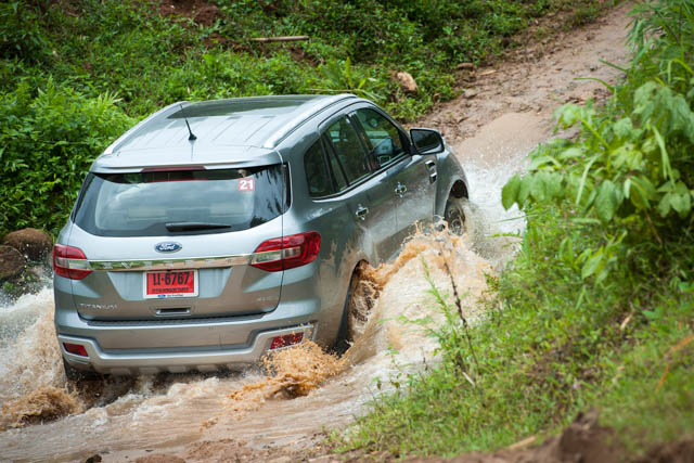 Ford Everest off roading