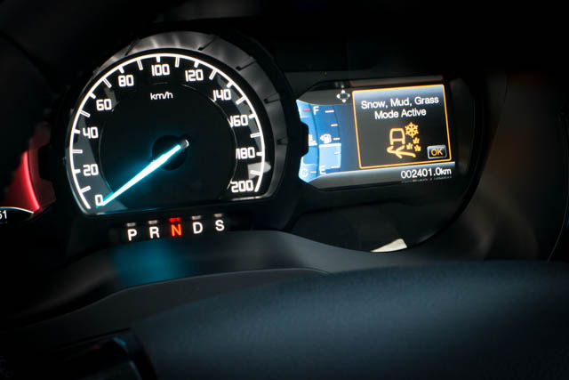 Ford Everest instrumentation