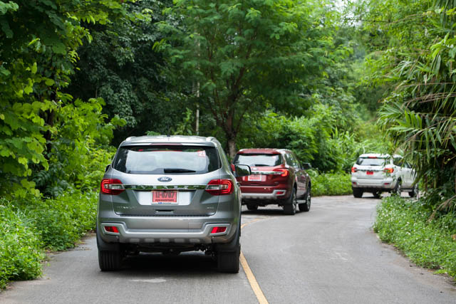 Ford Everest on the road