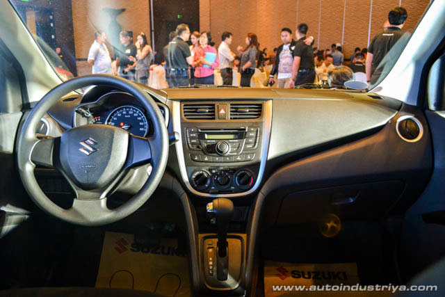 Interior of the 2015 Suzuki Celerio