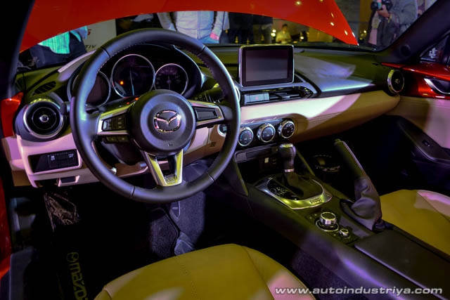 Interior of the 2015 Mazda MX-5