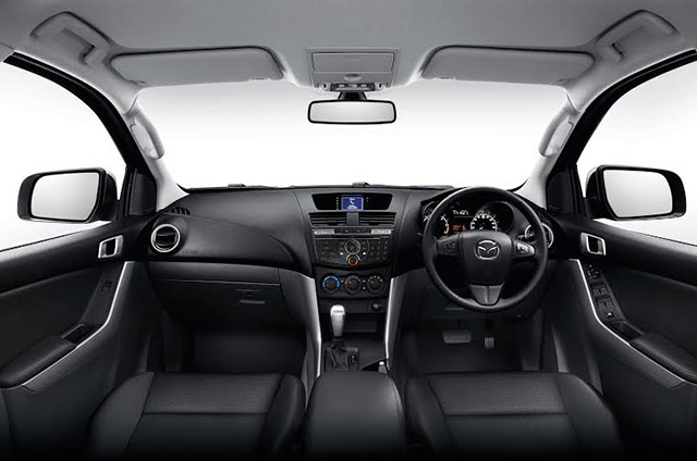 Interior of the 2016 Mazda BT-50 PRO