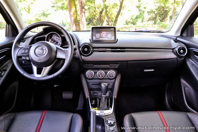 2015 Mazda 2 Drive dashboard shot