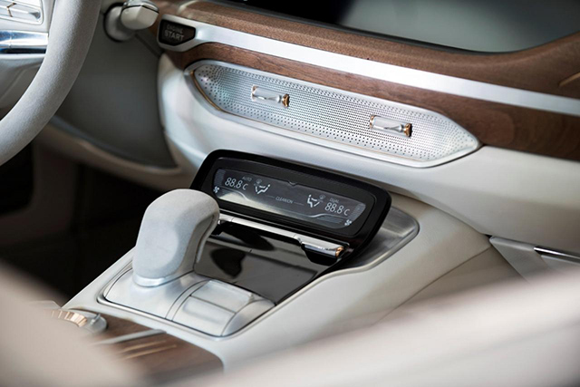 The center console of the Hyundai Vision G