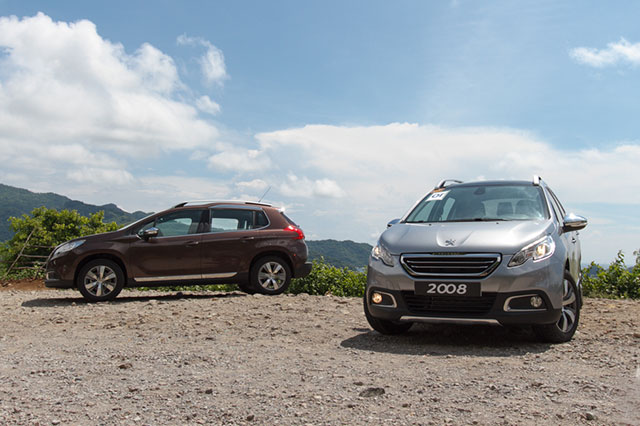 The two Peugeot 2008s