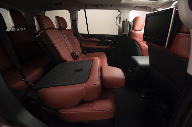Rear seating and amenities