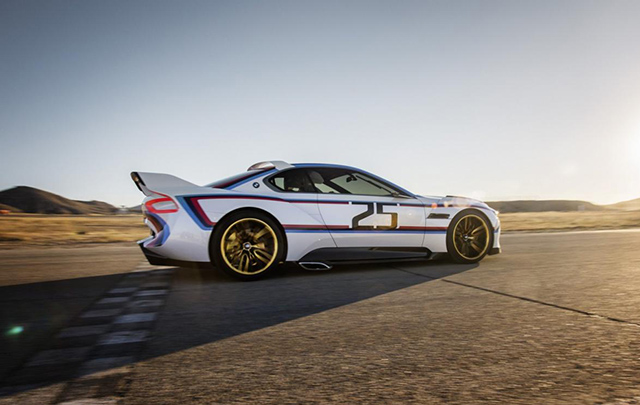 The silhouette of the BMW 3.0 CSL Hommage R