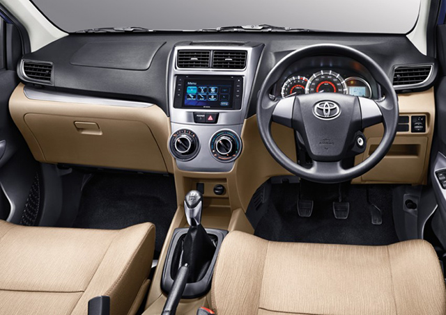 The dashboard of the Grand New Avanza