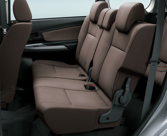 The seats on the Grand New Avanza