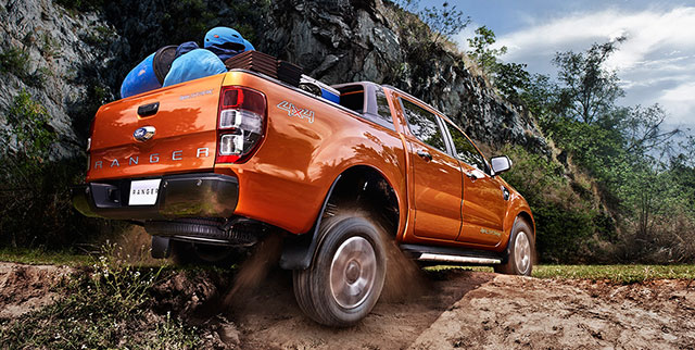 Wildtrak Ranger on the move